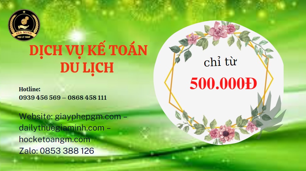 Chi phí quyết toán thuế du lịch tại Thị Xã Mỹ Hào