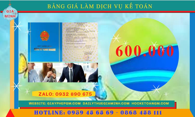 Dịch vụ kế toán nhà hàng Bạc Liêu 5 Chi phí quyết toán thuế nhà hàng tại Bạc Liêu