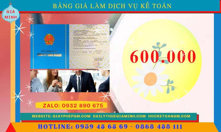 Dịch vụ kế toán nhà hàng Điện Biên 5 Chi phí quyết toán thuế nhà hàng tại Điện Biên
