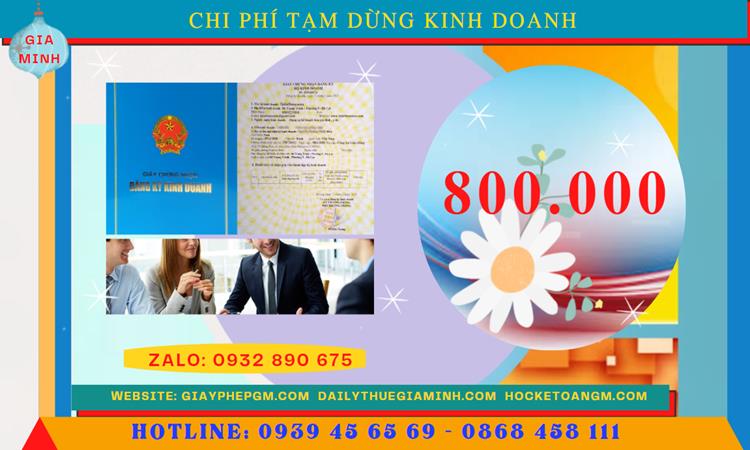 Dịch vụ tạm ngừng kinh doanh trọn gói tại quận 4 5 Chi phí tạm ngừng kinh doanh qua mạng tại Quận 4