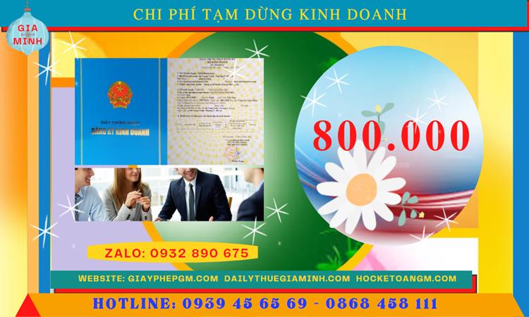 DỊCH VỤ TẠM NGỪNG KINH DOANH TRỌN GÓI TẠI QUẬN 6 5 Chi phí tạm ngừng kinh doanh qua mạng tại Quận 6