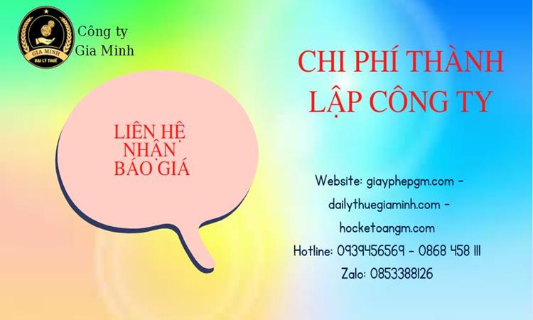 DỊCH VỤ THÀNH LẬP CÔNG TY CÓ VỐN ĐẦU TƯ NƯỚC NGOÀI TẠI QUẬN TÂN PHÚ 5 Chi phí thành lập công ty có vốn đầu tư nước ngoài tại Quận Tân Phú