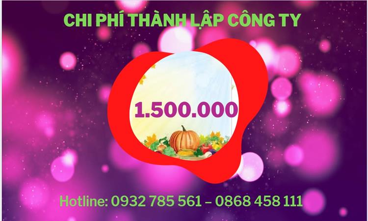 Chi phí thành lập công ty sản xuất hàng điện tử tại Cà Mau 