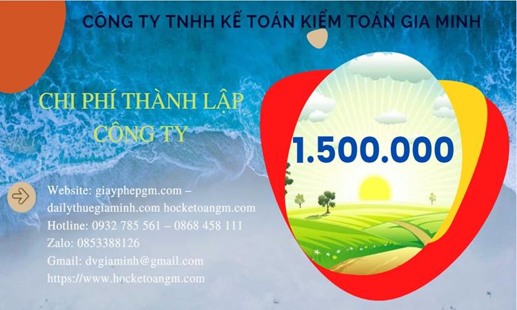 Chi phí thành lập công ty sản xuất hàng điện tử tại Đồng Tháp 