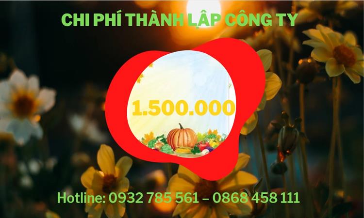 Chi phí thành lập công ty sản xuất hàng điện tử tại Quận Tân Phú 
