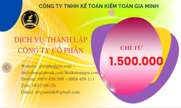 Chi phí thành lập doanh nghiệp TP Hà Nội