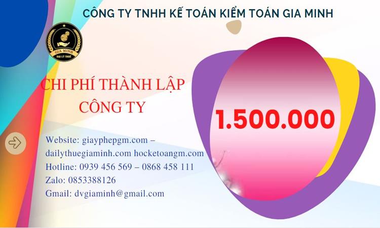 Chi phí thành lập doanh nghiệp Bắc Giang