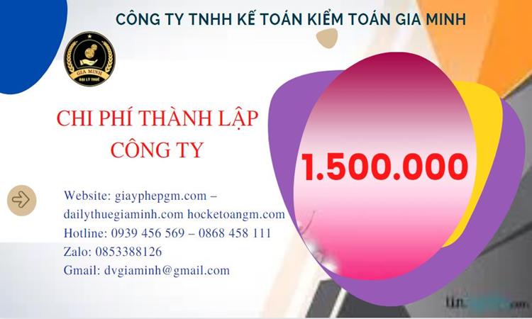 Chi phí thành lập doanh nghiệp Bình Định