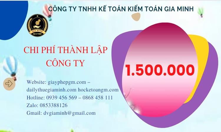 Chi phí thành lập doanh nghiệp Bình Phước