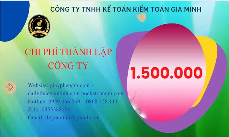 Chi phí thành lập doanh nghiệp Cà Mau