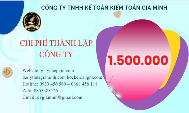 Chi phí thành lập doanh nghiệp Đồng Nai