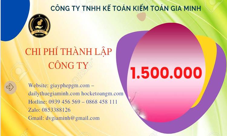 Chi phí thành lập doanh nghiệp Huyện Bình Lục