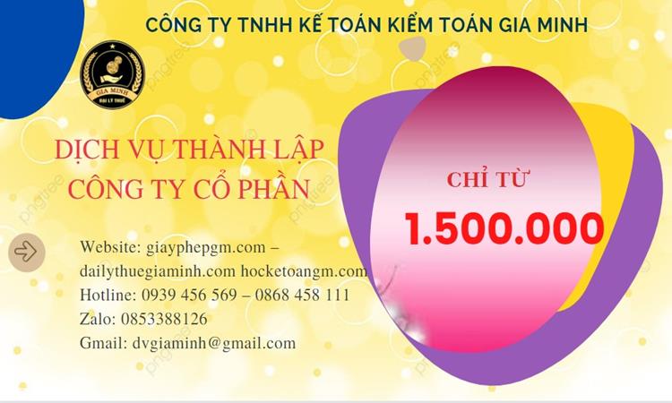 Chi phí thành lập doanh nghiệp Huyện Cần Giờ