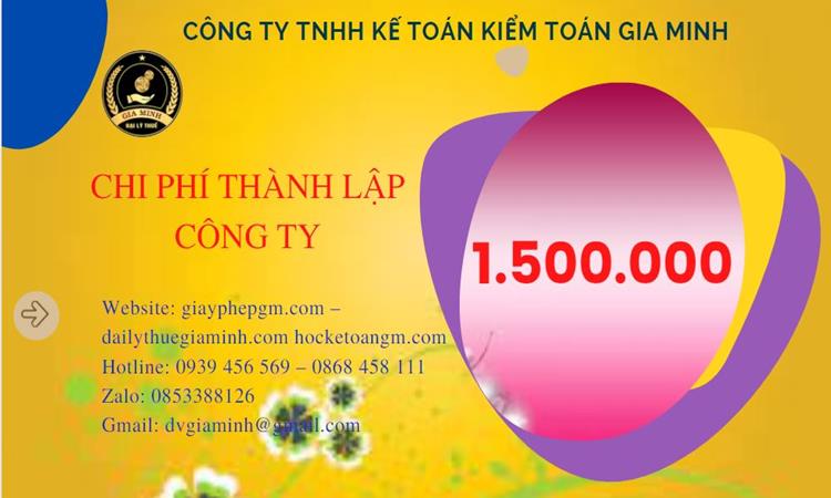 Chi phí thành lập doanh nghiệp Huyện Cần Giờ