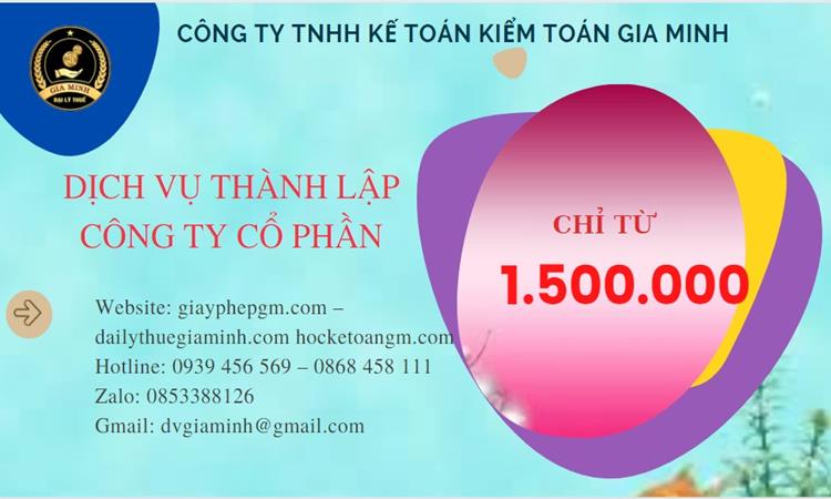 Chi phí thành lập doanh nghiệp Huyện Cờ Đỏ