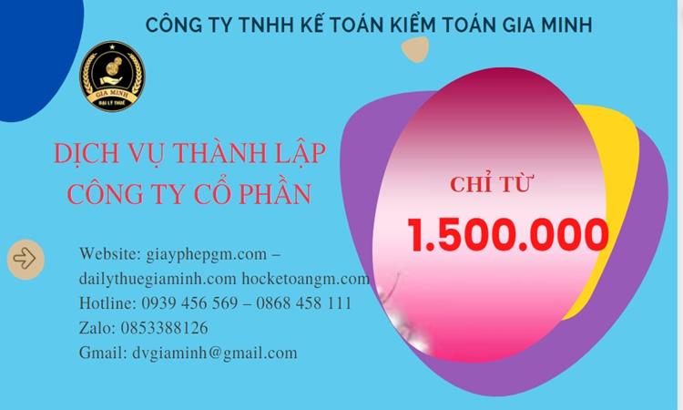 Chi phí thành lập doanh nghiệp Huyện Đông Anh