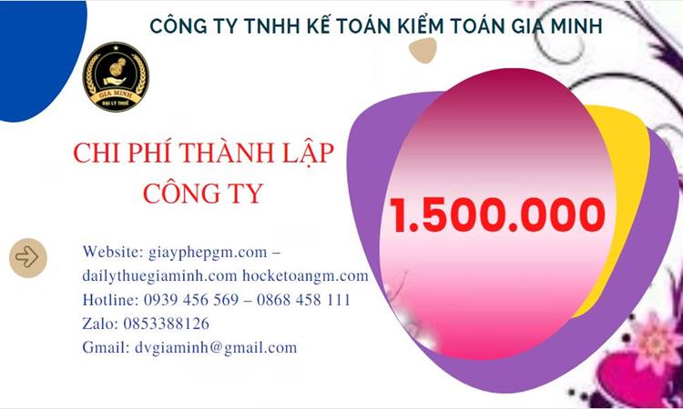 Chi phí thành lập doanh nghiệp Huyện Gia Lâm