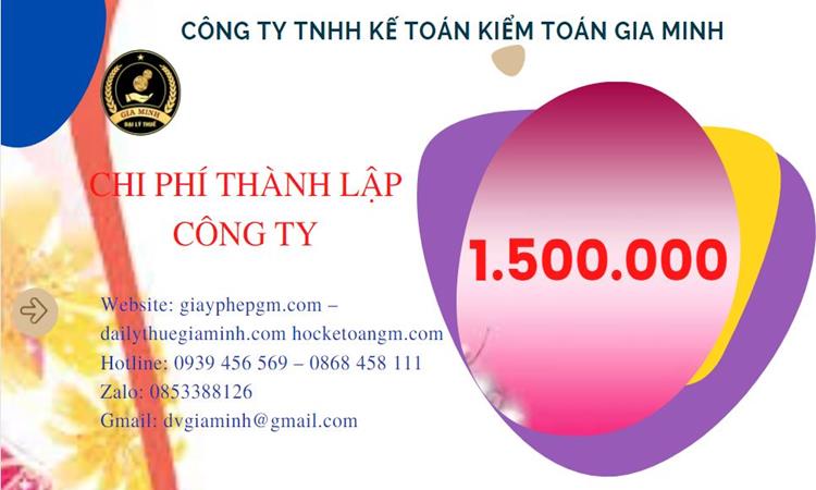 Chi phí thành lập doanh nghiệp Huyện Hoài Đức