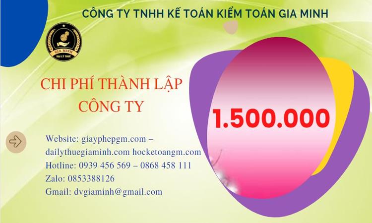 Chi phí thành lập doanh nghiệp Huyện Kim Bảng