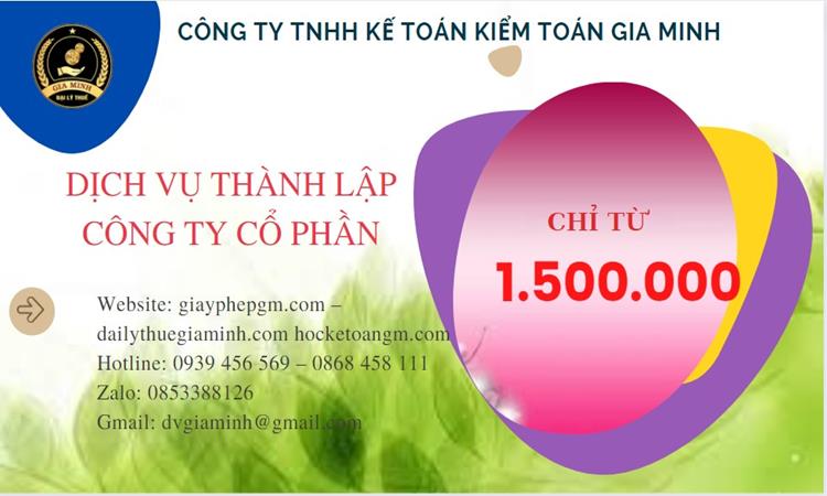 Chi phí thành lập doanh nghiệp Huyện Phong Điền