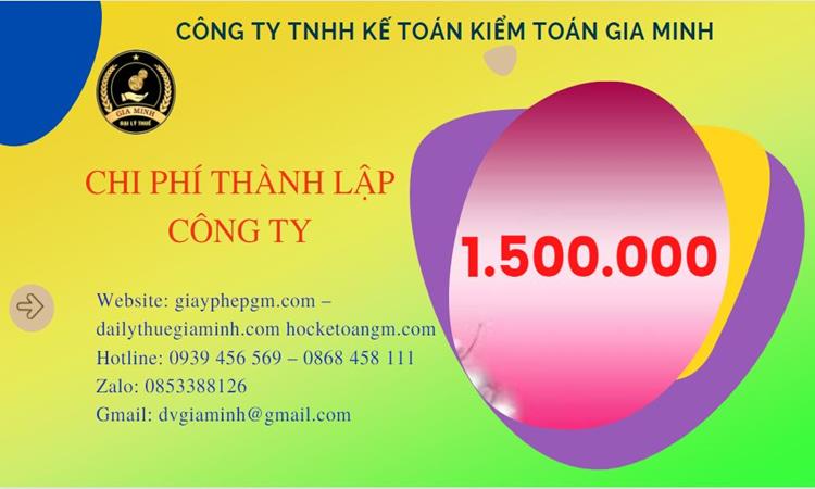 Chi phí thành lập doanh nghiệp Huyện Phong Điền