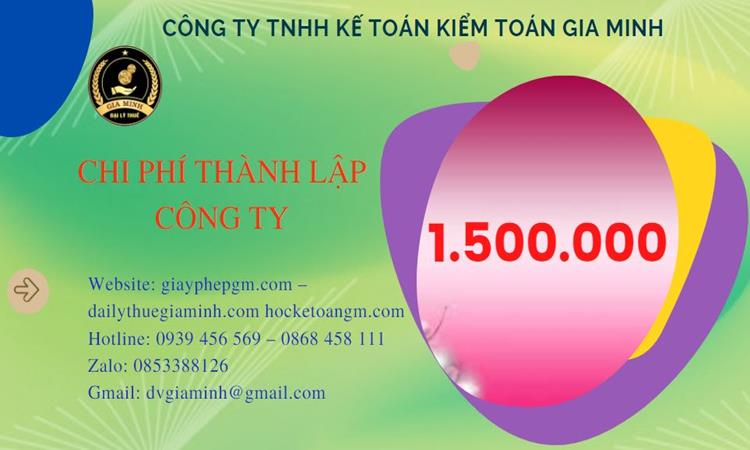 Chi phí thành lập doanh nghiệp Huyện Phù Cừ