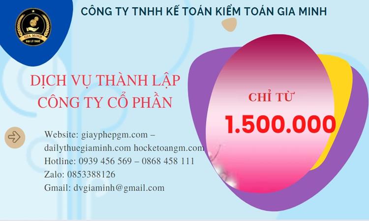 Chi phí thành lập doanh nghiệp Huyện Phúc Thọ