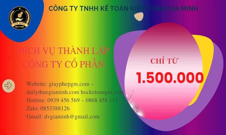 Chi phí thành lập doanh nghiệp Huyện Sóc Sơn