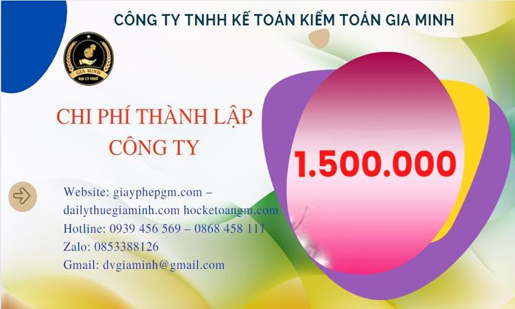 Chi phí thành lập doanh nghiệp Huyện Thanh Liêm