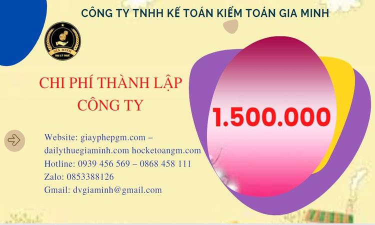 THÀNH LẬP CÔNG TY TRỌN GÓI UY TÍN TẠI HUYỆN THANH OAI 5 Chi phí thành lập doanh nghiệp Huyện Thanh Oai