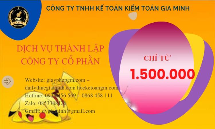 Chi phí thành lập doanh nghiệp Huyện Thới Lai
