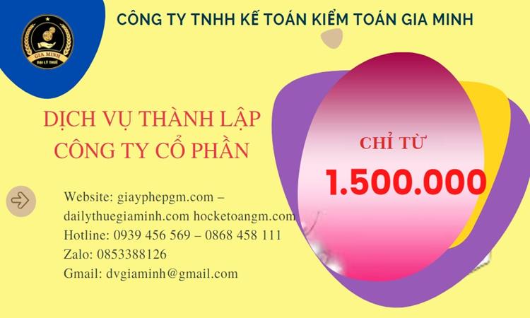 Chi phí thành lập doanh nghiệp Huyện Từ Liêm