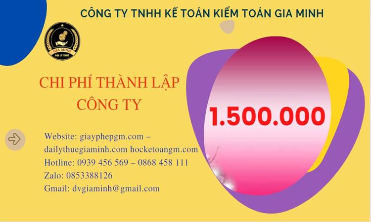 Chi phí thành lập doanh nghiệp Huyện Văn Giang
