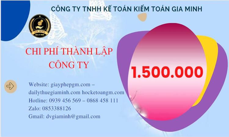 Chi phí thành lập doanh nghiệp Khánh Hòa