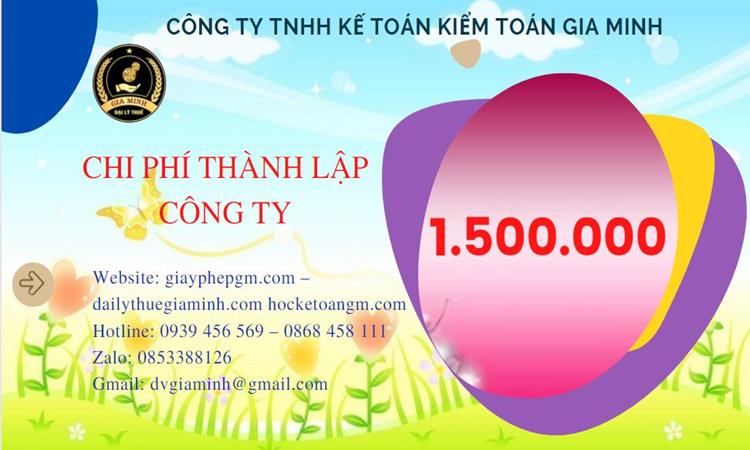 Chi phí thành lập doanh nghiệp Kiên Giang