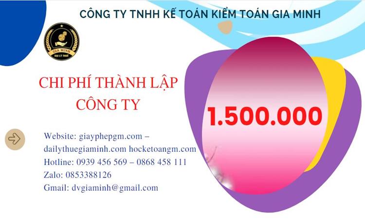 Chi phí thành lập doanh nghiệp Kon Tum