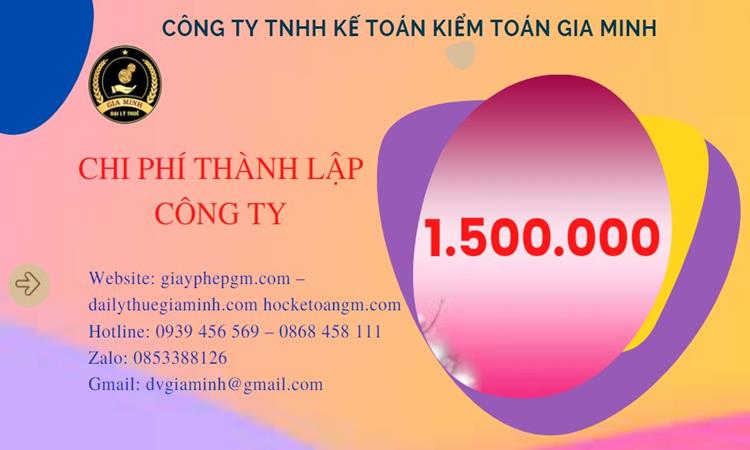 Chi phí thành lập doanh nghiệp Lào Cai