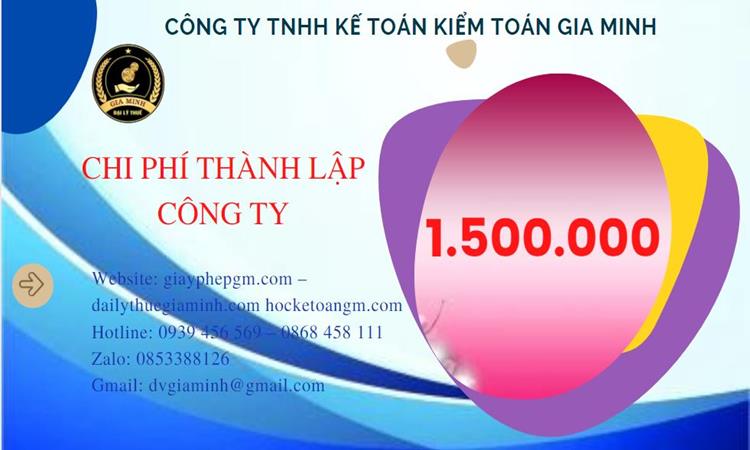 Chi phí thành lập doanh nghiệp Nghệ An