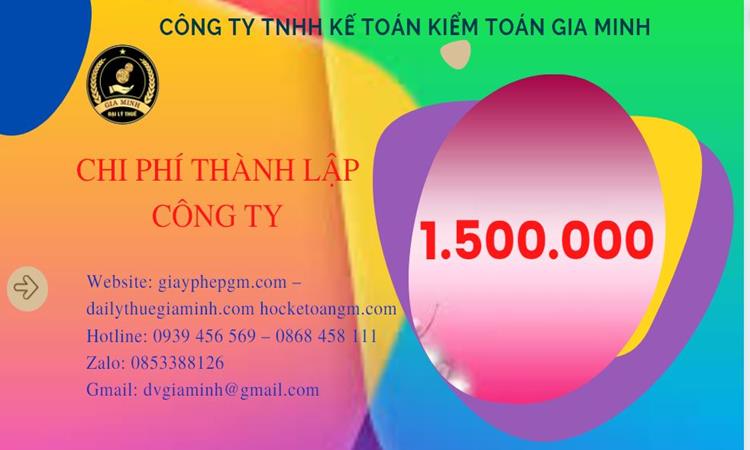 Chi phí thành lập doanh nghiệp Nha Trang