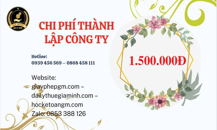 Chi phí thành lập doanh nghiệp nhanh tại Bắc Kạn