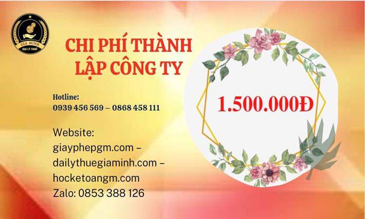 Chi phí thành lập doanh nghiệp nhanh tại Bình Thuận