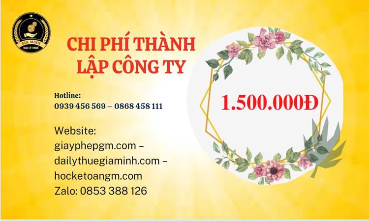 Chi phí thành lập doanh nghiệp nhanh tại Đà Nẵng