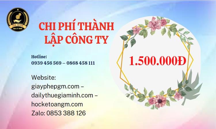 Chi phí thành lập doanh nghiệp nhanh tại Đồng Tháp