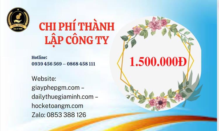 Chi phí thành lập doanh nghiệp nhanh tại Hải Dương