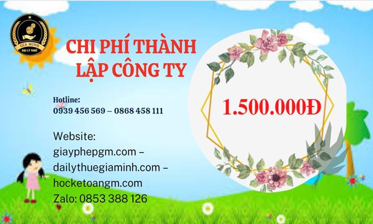 Thành lập công ty tnhh, thành lập công ty cổ phần tại huyện đan phượng 5 Chi phí thành lập doanh nghiệp nhanh tại Huyện Đan Phượng