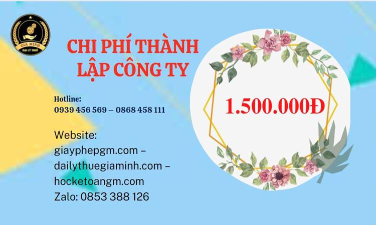 Chi phí thành lập doanh nghiệp nhanh tại Huyện Hóc Môn