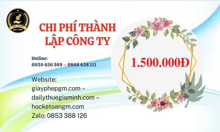Chi phí thành lập doanh nghiệp nhanh tại Huyện Kim Động
