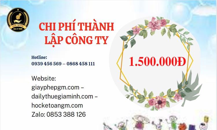 Chi phí thành lập doanh nghiệp nhanh tại Huyện Phù Cừ