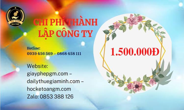 Chi phí thành lập doanh nghiệp nhanh tại Huyện Quốc Oai