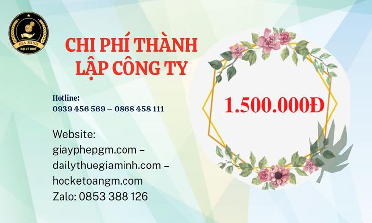 Chi phí thành lập doanh nghiệp nhanh tại Huyện Sóc Sơn